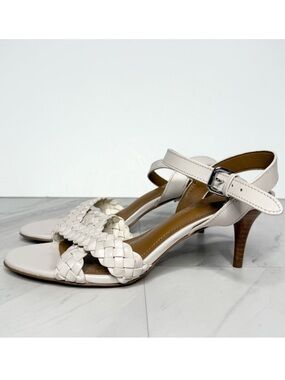 Coach Marilyn Leather Heeled Sandal 6 1/2 B